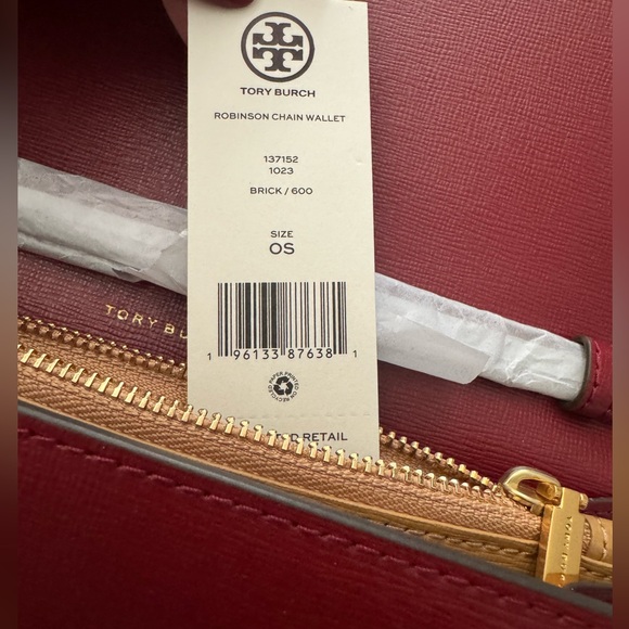 NWT TORY BURCH ROBINSON CHAIN WALLET - Picture 4 of 6